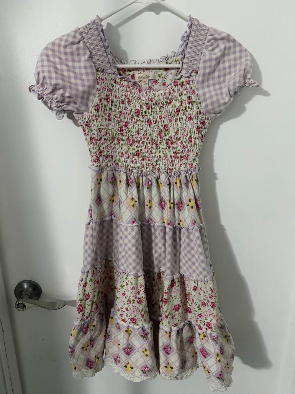 Matilda Jane Enchanted Garden Magic Garden floral Smocked Dress Size 10